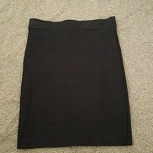 Guess Black Bandage Skirt